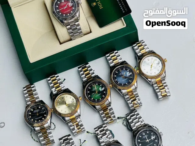 عرض على ساعات الرولكس بمختلف الاشكال درجة اولى