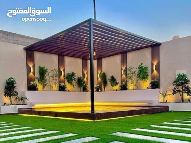 تنسيق حدائق وتشجير أشجار وعمل شلالات نوافير