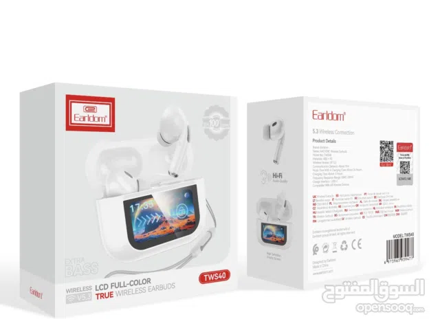 سماعات ايربود مع تج سكرين