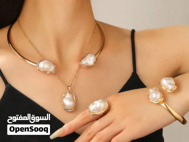 Gold Turkish Pearl Set - 200 SAR