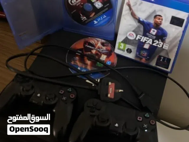 بليستيشن 4 برو نضيف مع 3 اشرطه