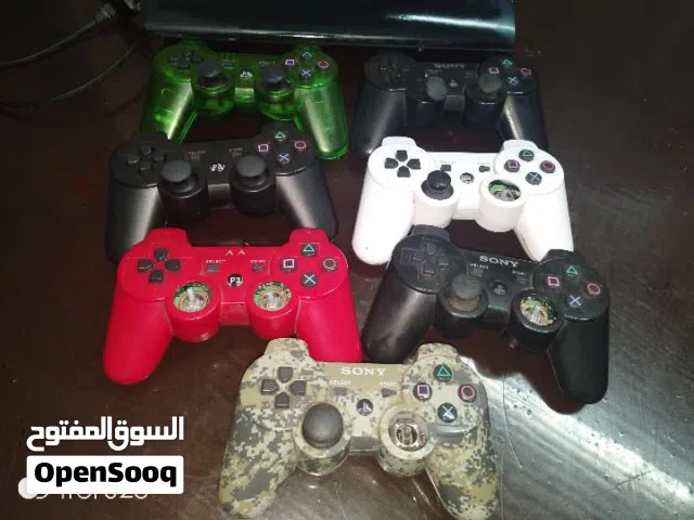 بلاي ستيشن 3 للبيع بحاله ممتازه مع 5 ايدين