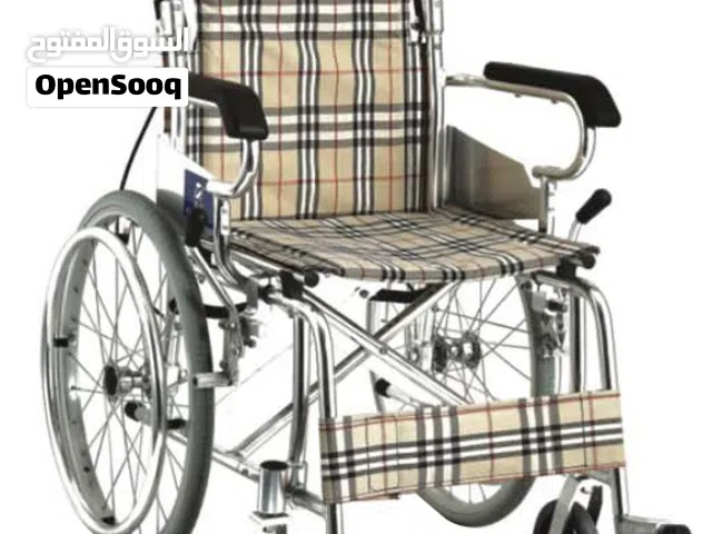 كرسي متحرك المنيوم  لذوي الاحتياجات الخاصة وكبار السن  النخب الاول