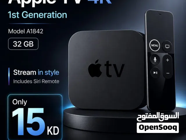 Apple TV 4K, 1st Generation, 32GB. Model A1842.