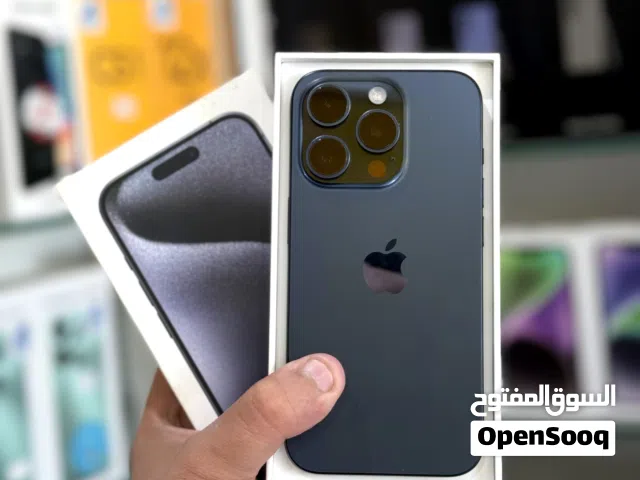عرض خااص : iPhone 15 pro 128gb هواتف بحالة الوكالة مع ضمان و ملحقات بدون اي شموخ أو مشاكل و بأقل سعر