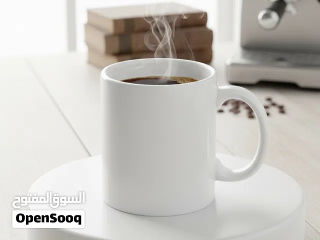 تصفية لوط مجات سيراميك أبيض (سادة) بسعر التكلفة - لأصحاب المطابع والكافيهات