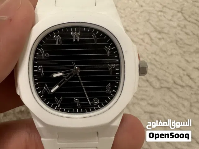 Luxury White Ceramic Style Watch  Premium Master Quality  Modern Design  Like New