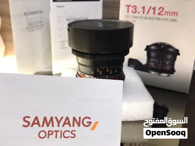 عدسة ساميانغ السينمائية الاحترافيه ذات عين السمكة مقاس 12 مم T3.1