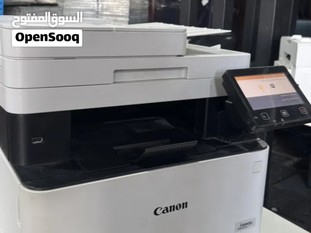 طابعة ليزر ملونة كانون Canon i-SENSYS MF633Cdw مستعملة نظيفة (شاشة عربي)