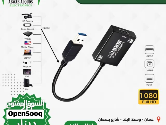 4K HDMI USB Video Capture Card (HDMI to USB 3.0 HDMI Capture)