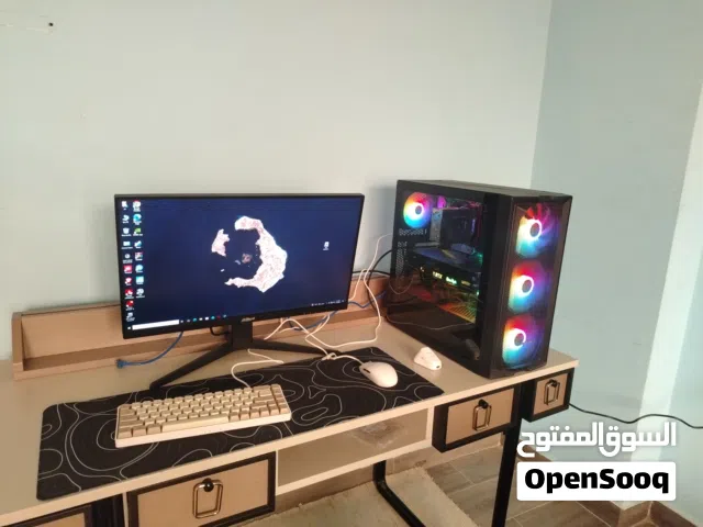 اسطوريييي Pc gaming وماوس باد مع شاشه وماوس وكيبورد