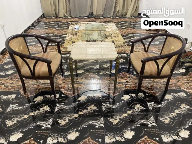 Coffee table and chairs