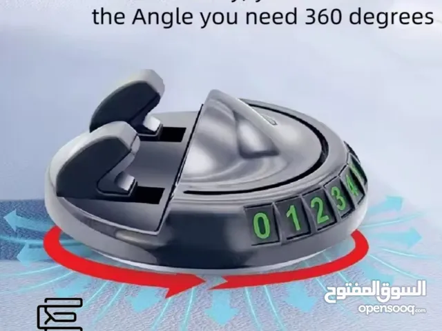 ستاند هاتف للسيارة مع أرقام مع دوران 360 درجة مضاد للانزلاق مصنوع من السيلكون