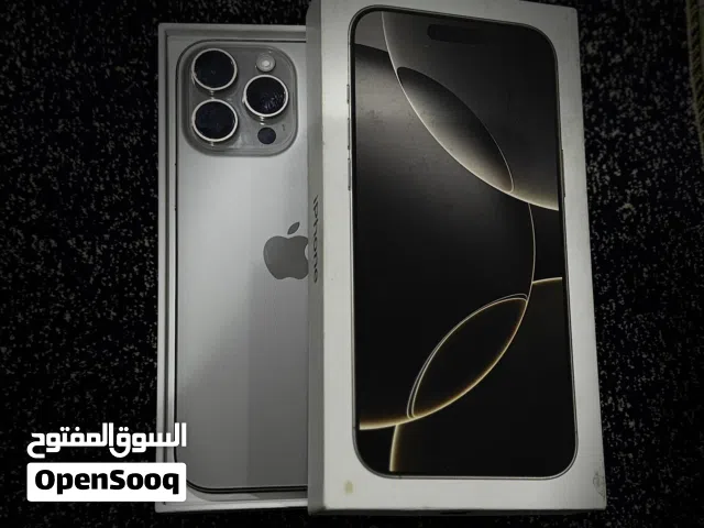 ايفون 16 بروماكس 256g الجهاز يشهد الله نظيف جداً وبطاريته 99