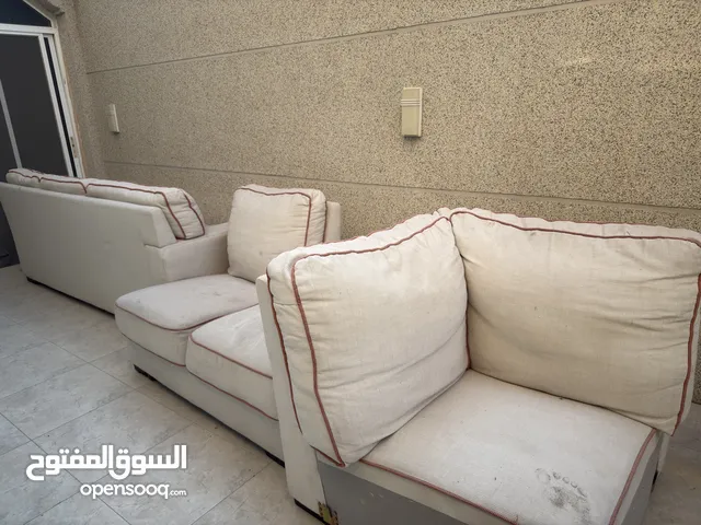 كرسي سوفا L)shape) (بيج-برتقالي)