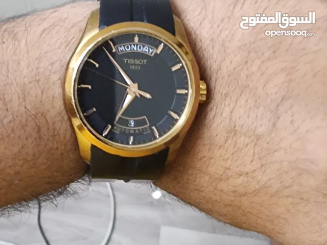 ساعة تايسوت بلد الصنع / Swiss  تم شراءه في 2021م ب 1595 ريال  وما استخدمها الا في الأعياد والمناسبات