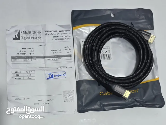 واير Displayport الطول ثلاثه متر بسعر 25 الف ماعندي توصيل...