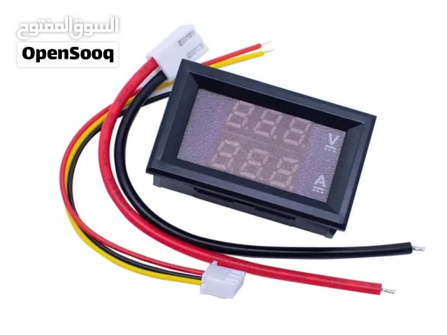 مقياس تيار مستمر 0-100 فولت 10A LED الفولتميتر الرقمي مقياس التيار الكهربائي