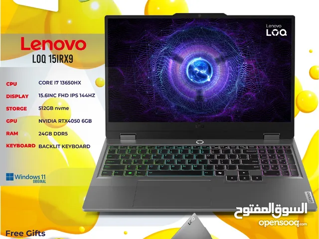 لابتوب لينوفو اي 7 Laptop Lenovo i7 RTX4050 بافضل الاسعار