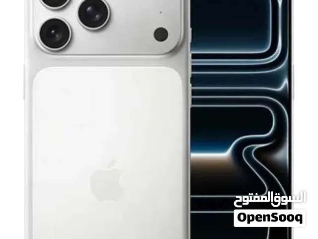 آيفون 17 برو ماكس 512 جيجابايت فضي 5 eSim) فقط) مع فيس تايم -نسخة الشرق الأوسط جديد لم بفتح