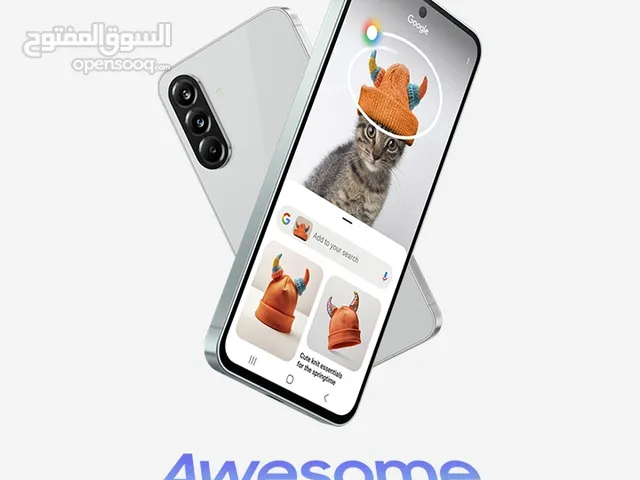 samsung a56 5g /12GB-256GB مستخدم 12 يوم ويوجد معه عدة كافرات وسماعات بلوتوث كفالة الوكيل BMS