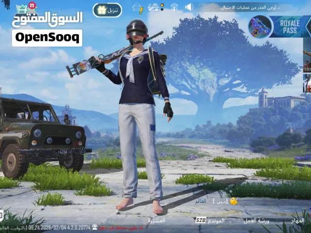 بيع حساب ببجي لفل(48) غير قابل