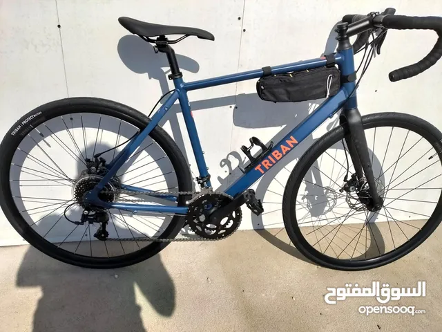 Triban RC120 road bike bicycle sport dark blue drop bars shiftmaster gears