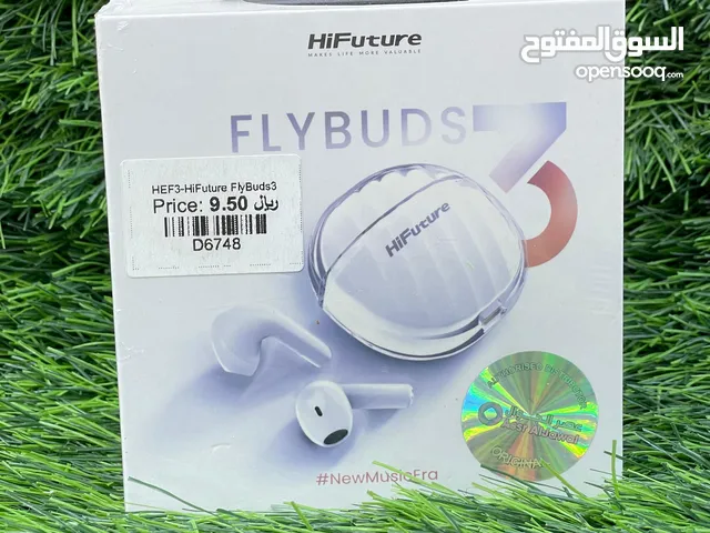 HiFuture FlyBuds3 ENC Enabled TWS - White 60H Playtime, Ultra-Low Latency, AI ENC Mic, Deep Bass,