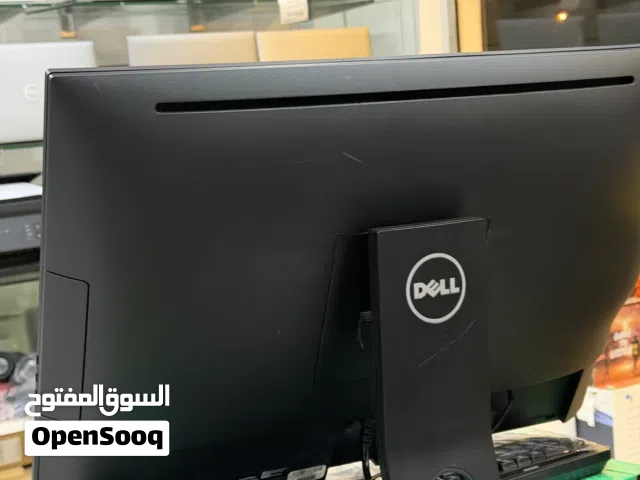 كمبيوتر مكتبي مدمج مع شاشة dell all in one Core i6 Ram 16GB 512GB SSD