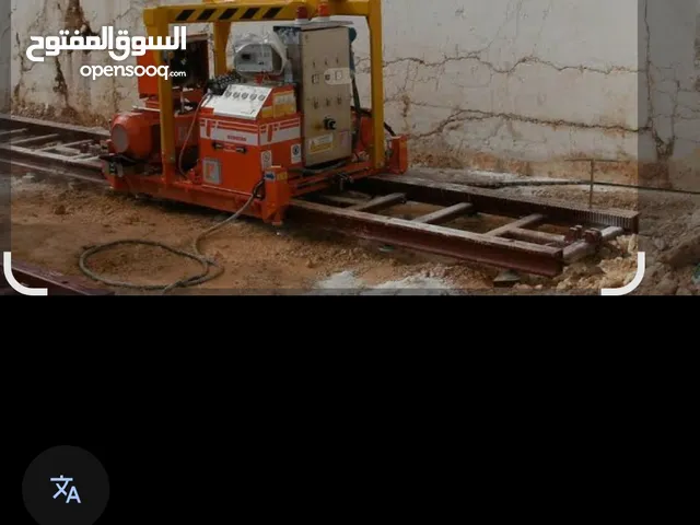 ماكنة نشر حجر فانتيني  ذراع وجنزير ولقم والماز جديد