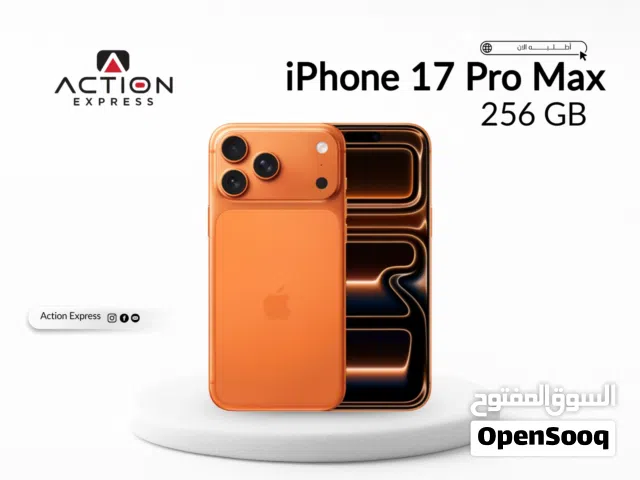 IPHONE 17 PRO MAX ( 256GB ) NEW // ايفون 17 برو ماكس ذاكره 256 جيجا الجديد كليا