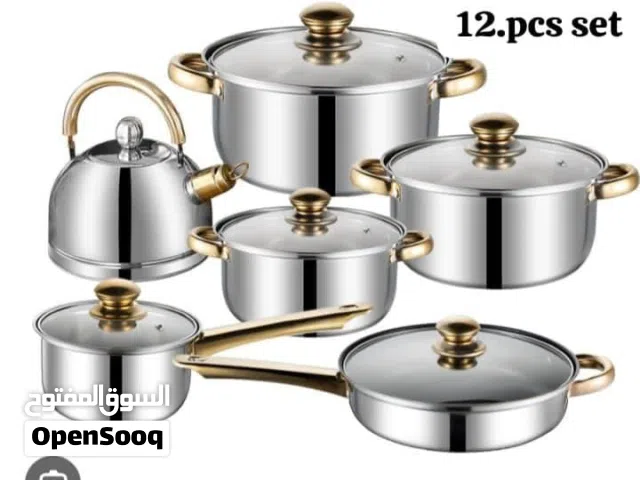 جديد جديد عرض شركة بيوند بيزنس للتجارة العامة بتقدملكم طقم قدور 12 قطعه ستانلس ستيل
