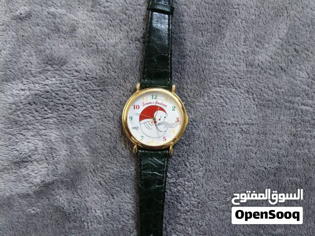متاح ساعة Vintage Santa Claus Analo قطعه جميله جدان وفنيه