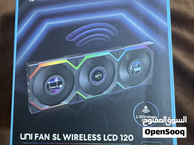 مراوح فيه شاشة 3 مراوح اللون اسود