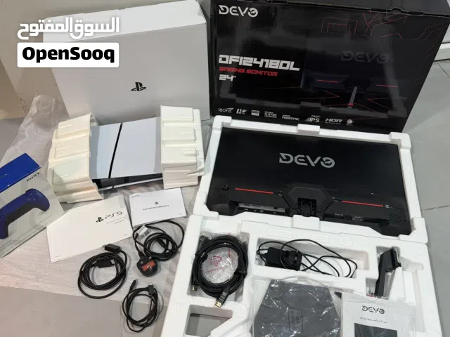 Ps5 slim digital (1TB)+Devo monitor