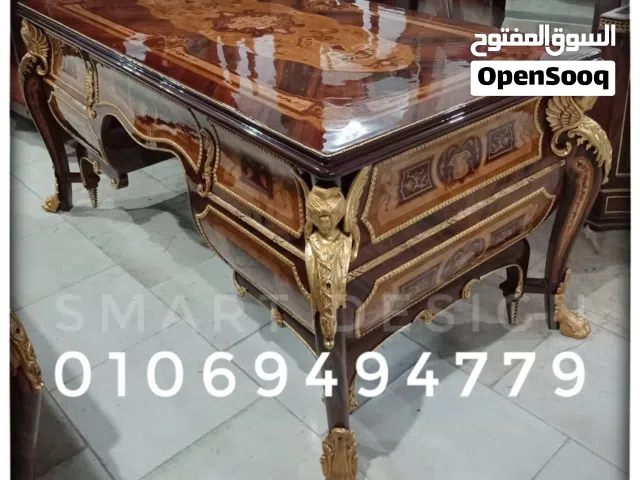 مكتب كلاسيك خشب زان مطعم نحاس بخامات عاليه الجوده متاح جميع المقاسات