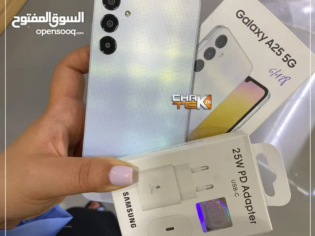 مستعمل اخو الجديد Samsung A25 5G رام 12 جيجا 128 أغراضة والكرتونه الأصلية وشاحن الاصلي متوفر توصيل