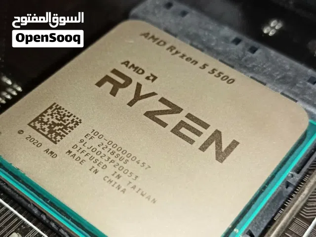 معالج ryzen 5 5500 بوردة A520M k v2