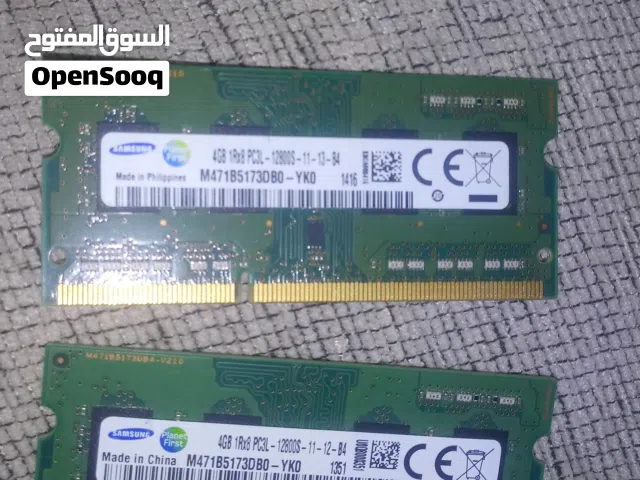 رام لابتوب 4GB مستخدم. عرطه