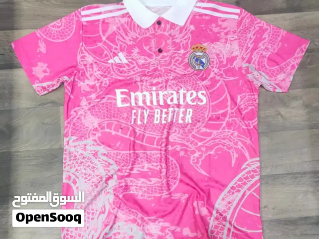 تيشرت ريال مدريد الدراجون البينك