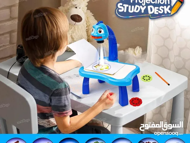 بروجيكتور مع سبورة للأطفال علم طفلك المهارة والرسم