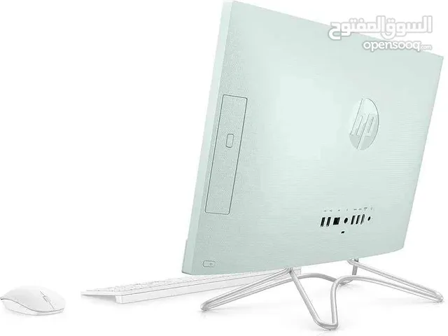 كمبيوتر شاشه HP ALL IN ONE  I5 الجيل الثامن / كرتين شاشه 24 بوصه