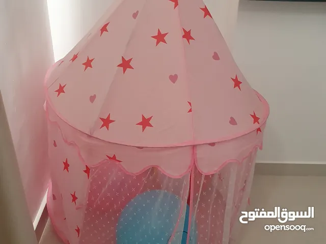 خيمة اطفال بطقم حور بلاستيك ملونة ب 8 ريال فقط