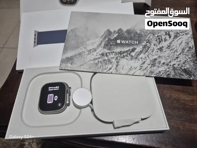 تيتانيوم طبيعي بحال 2 Apple Watch Ultra الوكالة بطارية 100
