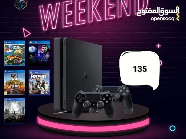 يلايستيشن 4 سلم Playstation 4 Slim 500GB مكفول