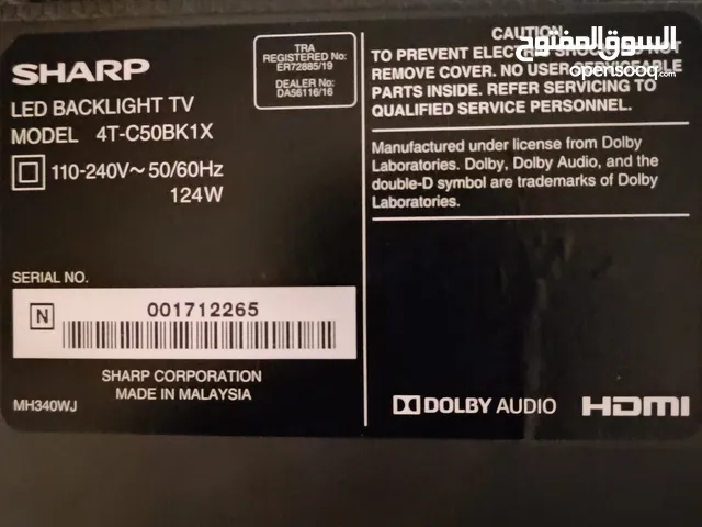 Sharp Smart 50 inch TV in Amman