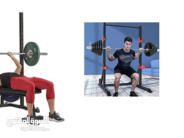 Adjustable squat & bench rack