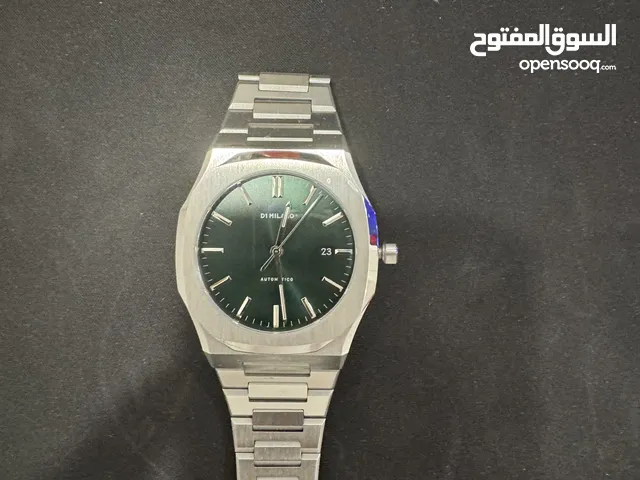 D1 MIlano - ساعة أوتوماتيكية فضية رجالي مقاس 41 ملم