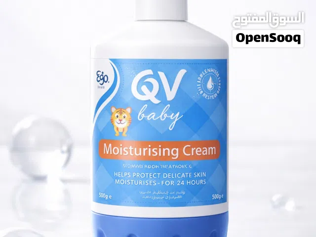 QV Baby Moisturising Cream كريم كيو في المرطب للأطفال 1. نوع المنتج: كريم مرطب يومي لطيف، مُصمم خصي