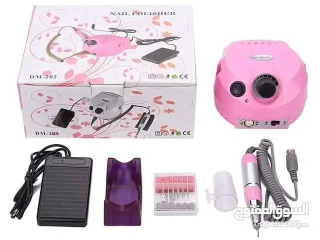 مبرد أضافر كهربائي   قوي مع دواسه للمنزل ومراكز التجميل وبسعر الجملة